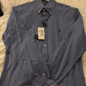 Polo by Ralph Lauren Men's Button-Down in Blue